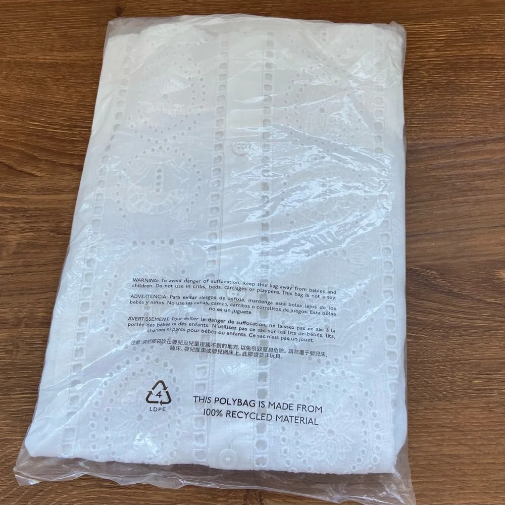 J. Crew - Garçon classic shirt in eyelet linen - Size 2 - Item Cl592 - NWT - Picture 10 of 10